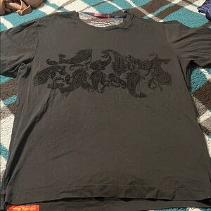 Robert Graham Black Paisley Tee